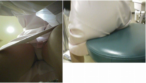 病院内のトイレや仕事中のナースを盗撮したエロ画像6枚目